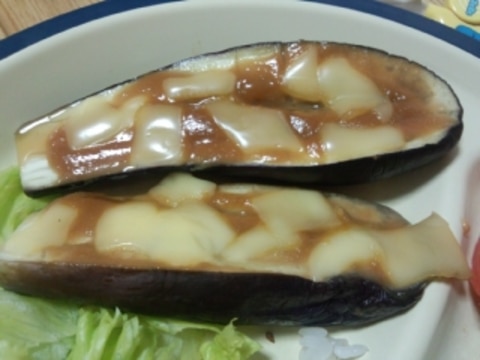 簡単!10分!なすのみそチーズ焼き